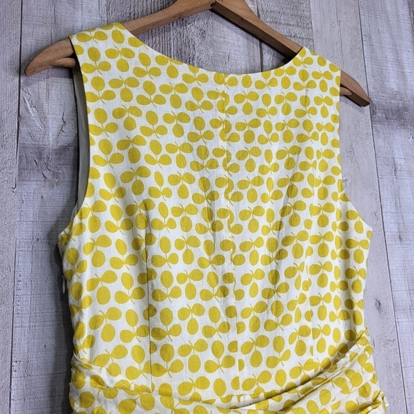 Boden Yellow Sleeveless Linen/Cotton Dress. Size 6 - Picture 6 of 15